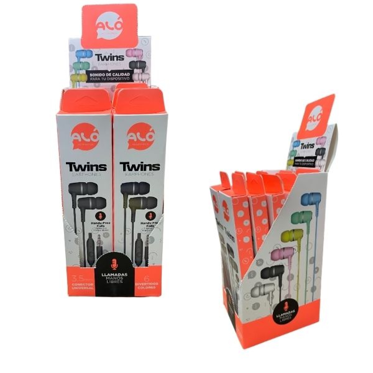 ALO Auriculares Twins Caja (12 unidades)